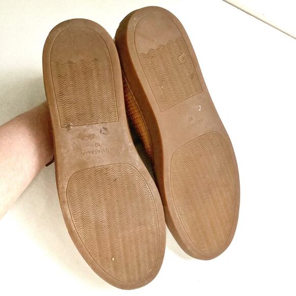 Aquatalia Alaric Woven Leather Sneakers | Italy Waterproof Tan Luxe Street Style - Picture 10 of 16